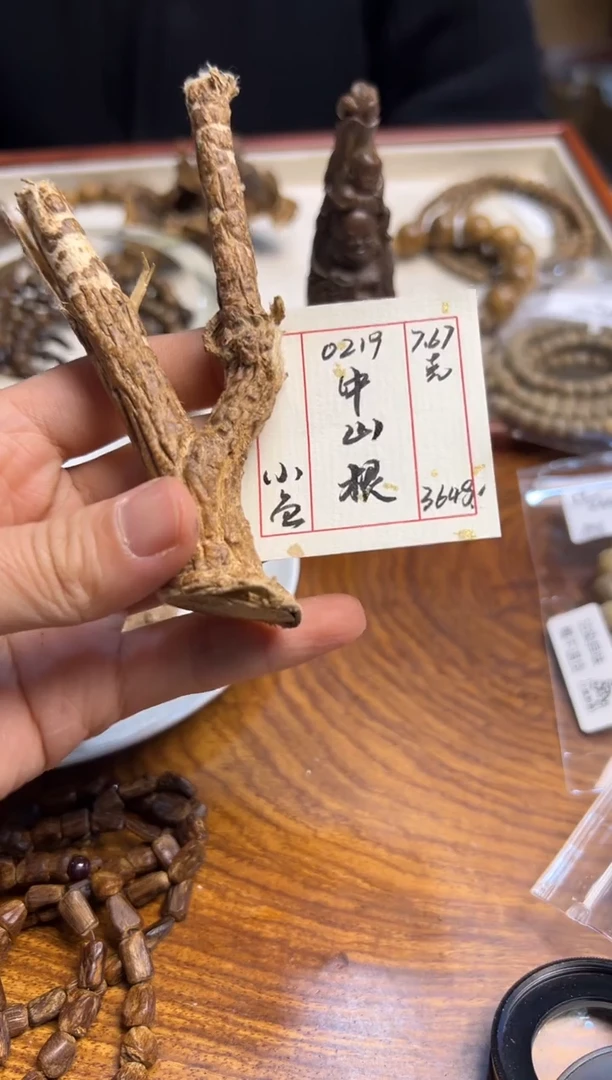 【闪购商品】木0219中山根   7.67克