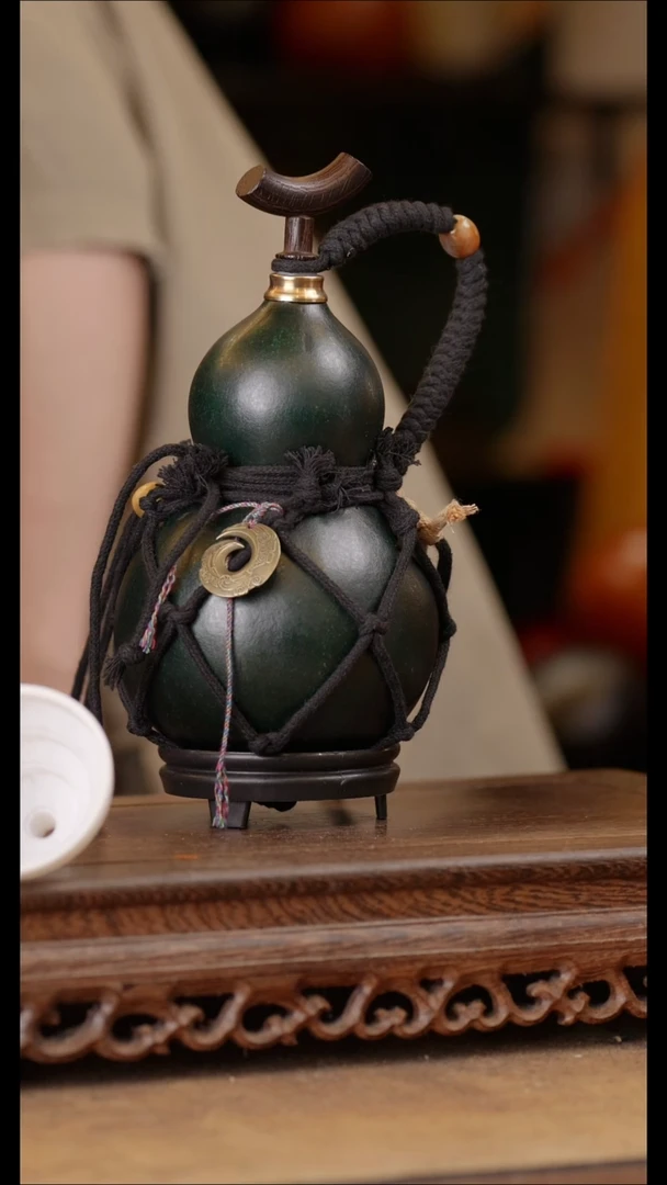 339号精品天然大漆酒葫芦一物一拍~