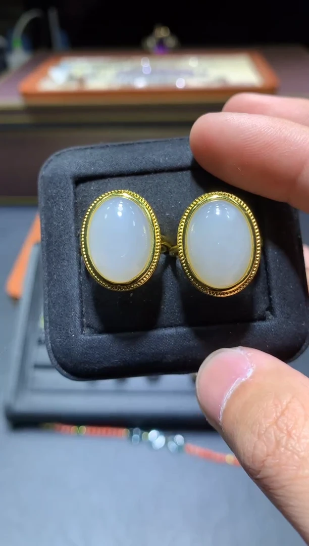 【闪购商品】和田玉戒指未镶嵌P68【多样性发其一】