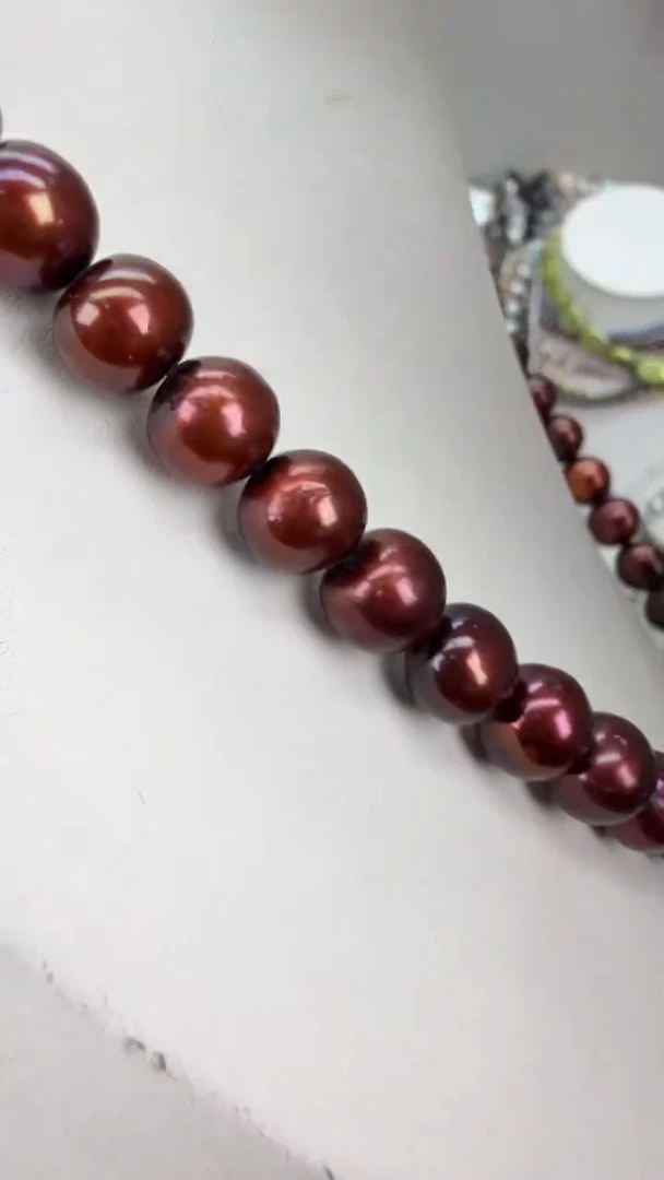 颈饰银S925镶嵌淡水珍珠1