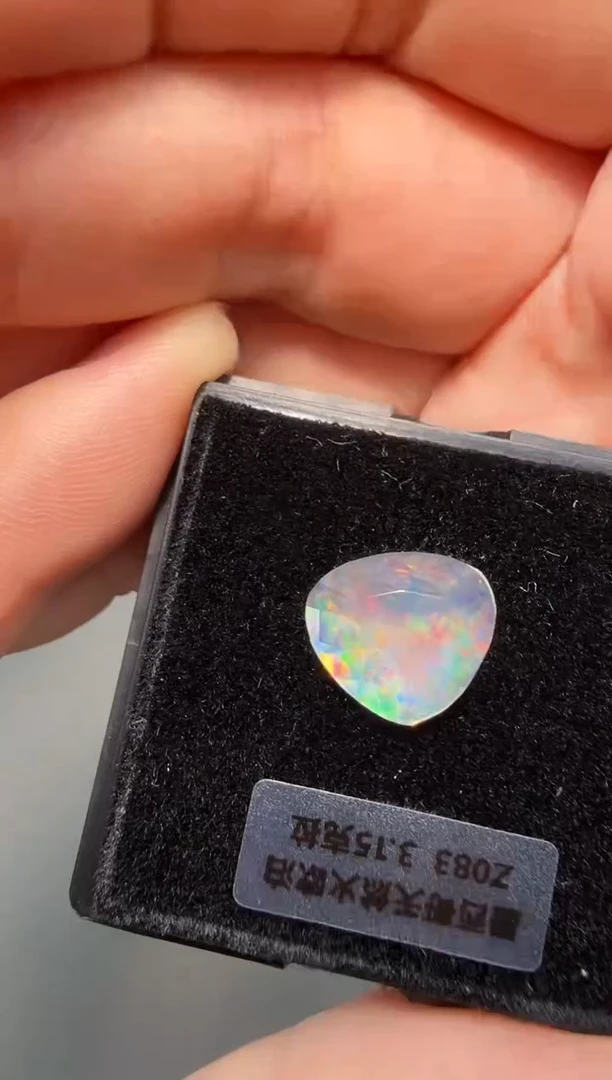 未镶嵌欧泊裸石墨西哥刻面3.15CT-A165-1P