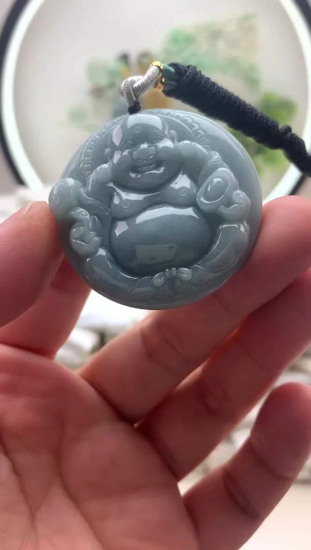 颈饰未镶嵌翡翠佛公