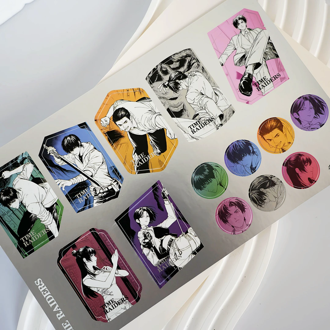 余量【2025八一七稻米节】盗墓笔记正版周边 “出击”系列贴纸组