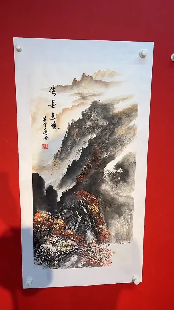 国画廖化老师国画作品