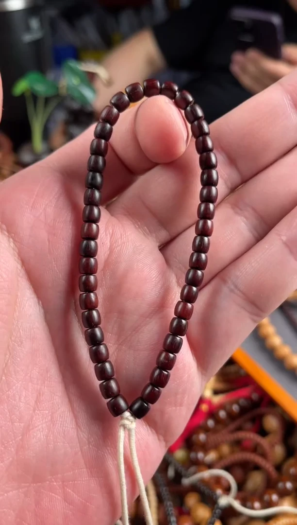 小叶紫檀手串/手链王胖子文玩工作室5.5左右手持