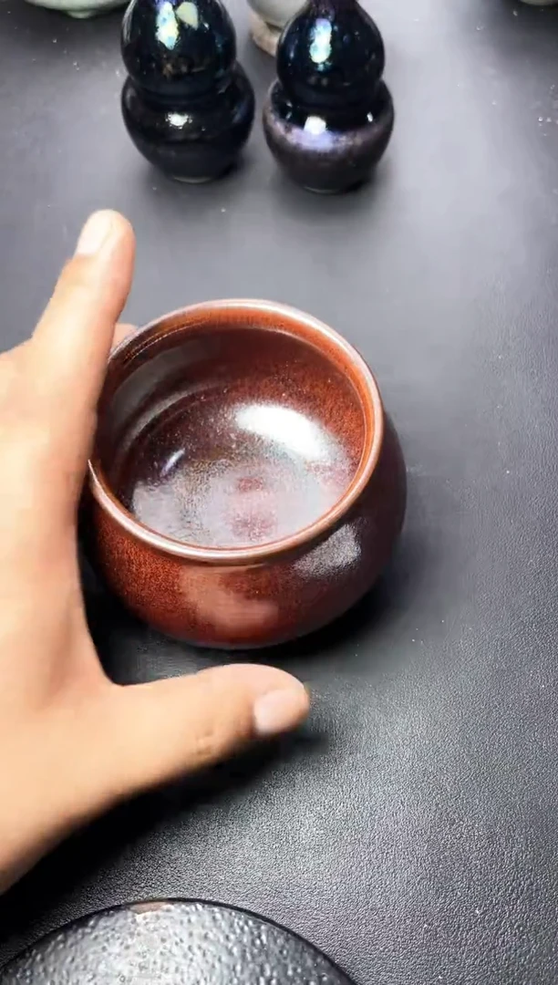 茶盏322  叶紫建盏叶紫建盏