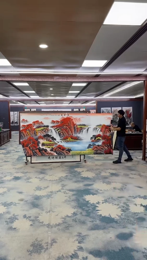 国画Z刘雪红-山水国画-大丈二