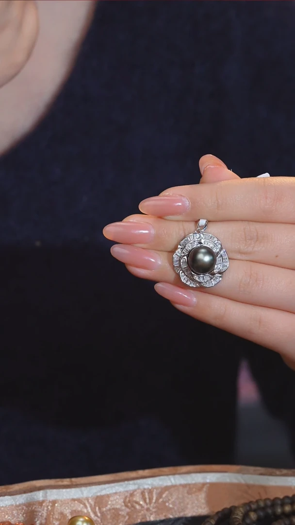 【闪购商品】海水珍珠吊坠不含链未镶嵌多样性发 卡10@@W4609