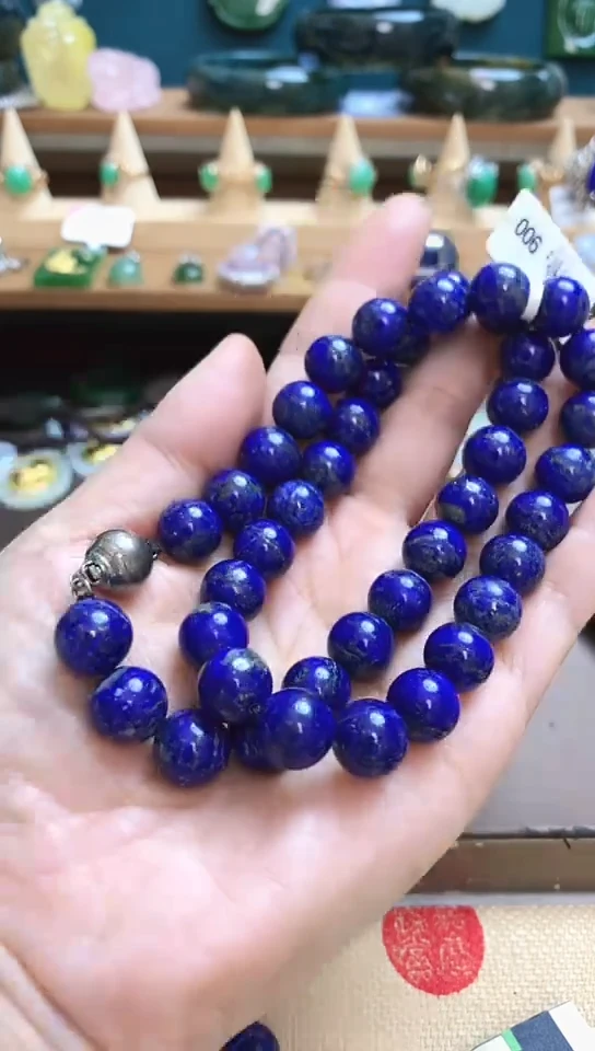 合金青金石颈饰10mm青金石项链