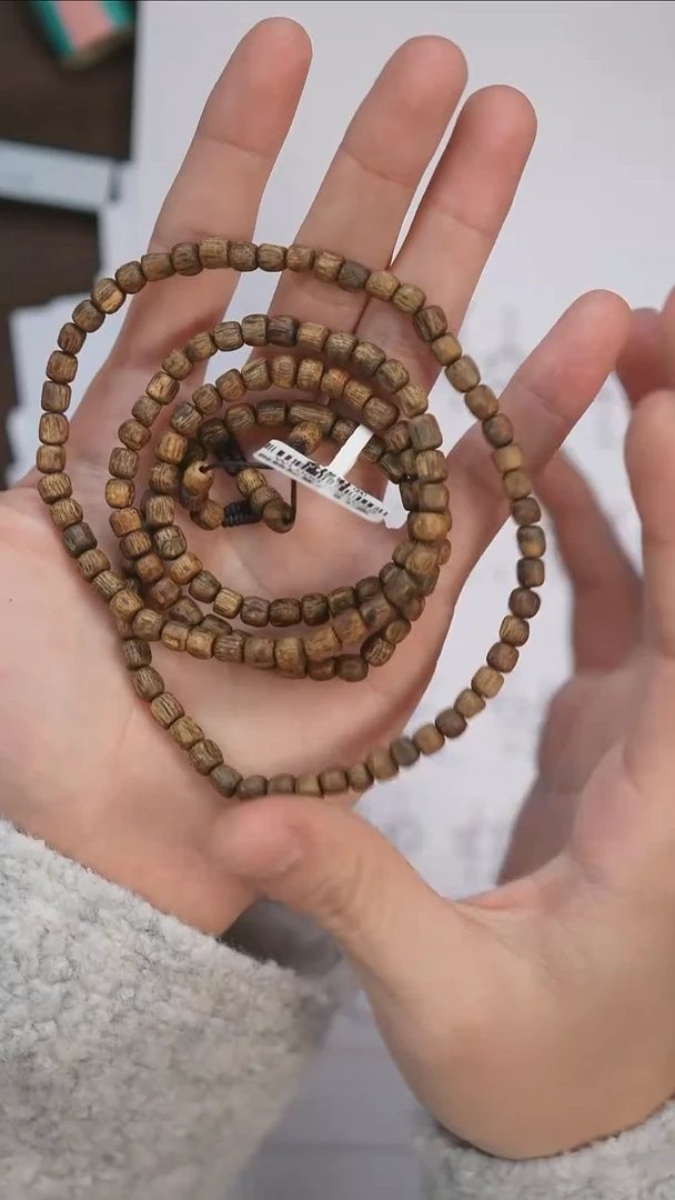 沉香手串老料乌身随型多圈12克+多样性发其一
