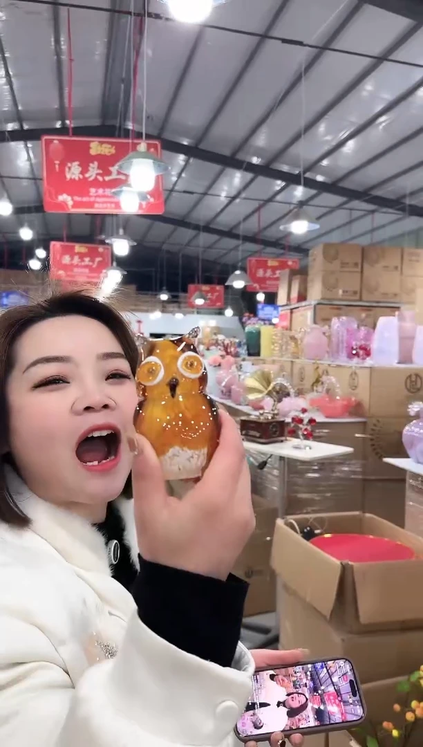 【闪购商品】玻璃于清花器J-早19