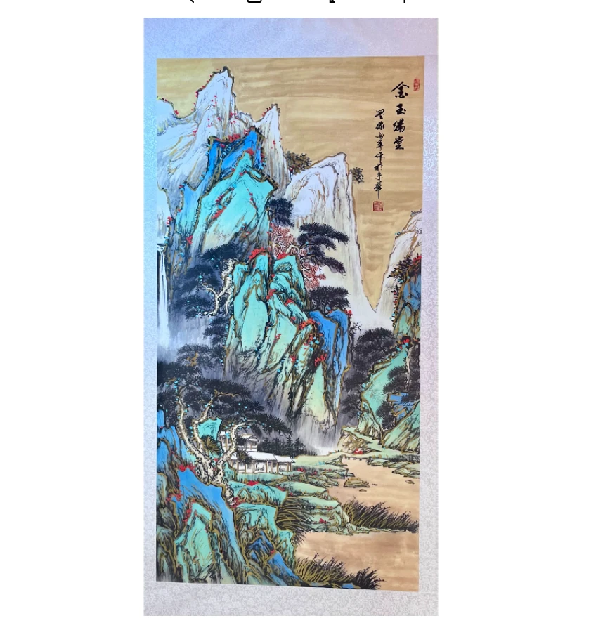 【东少珍藏】RY1560 金玉满堂图装饰画（多样性发货）