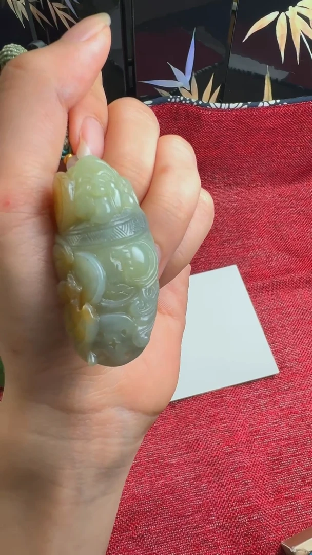 和田玉未镶嵌颈饰JJD0610064