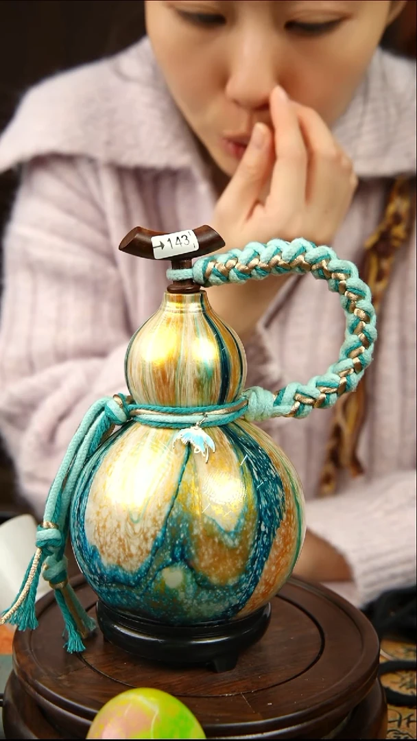 143号500ml左右非遗大漆酒葫芦