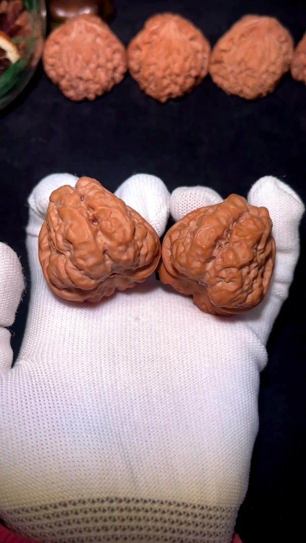 把件文玩核桃精品三角蛙八眼八腿四开背暴力肌肉蛙边39