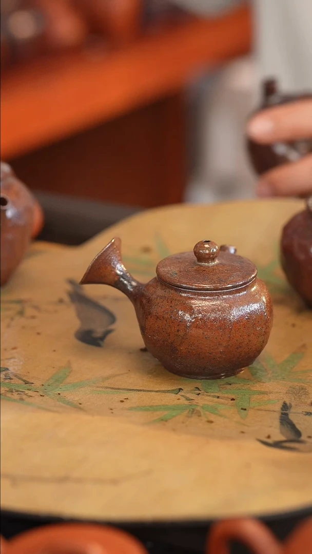 茶壶紫砂原矿手工制作