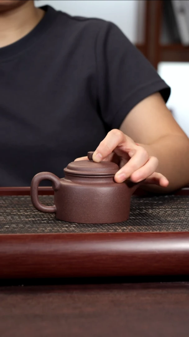 茶杯紫砂全砂料皮青德钟壶