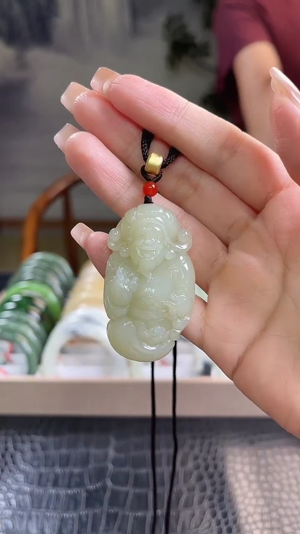未镶嵌手串和田玉财财