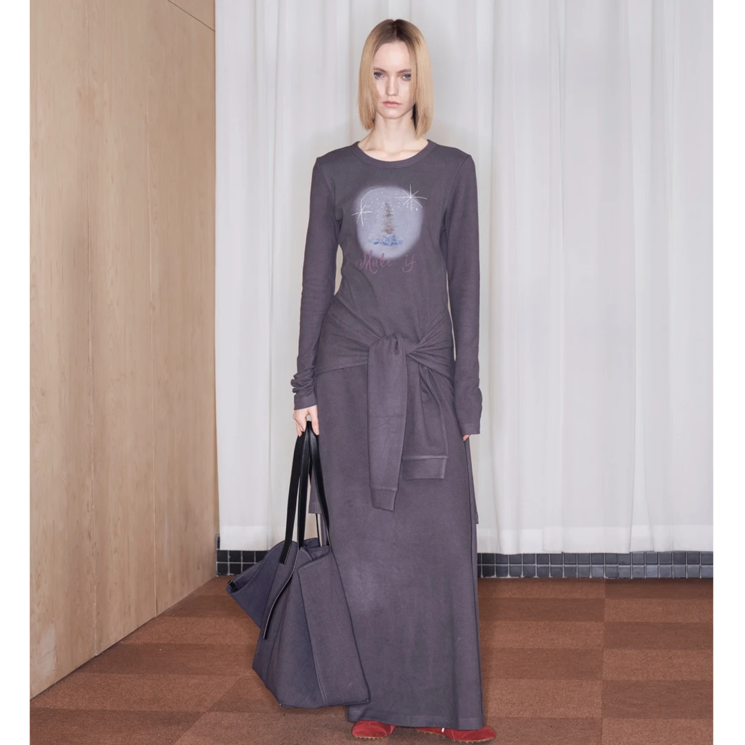 MAKE IF设计师25假日胶囊寓意满满所愿即所得/许愿球绑带连衣011