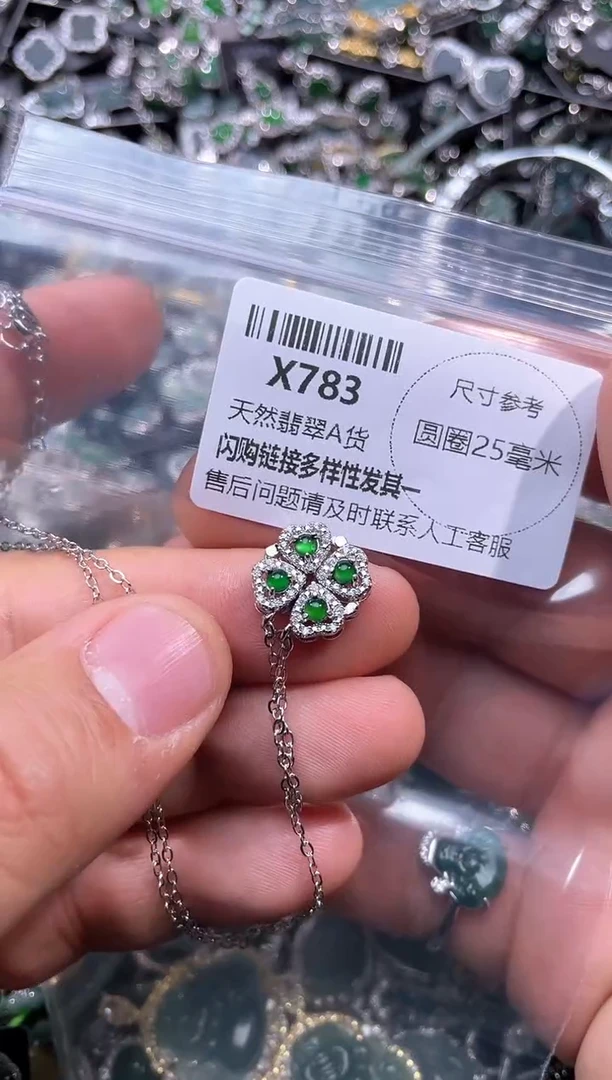 【闪购商品】翡翠颈饰未镶嵌X783项链
