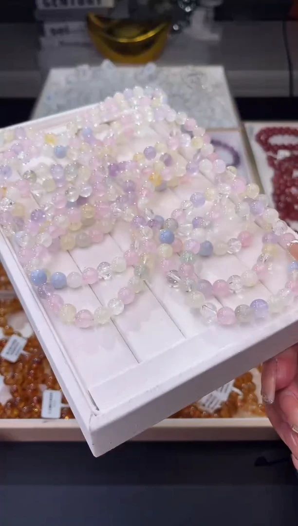 【闪购商品】水晶/未镶嵌多宝水晶手串8mm