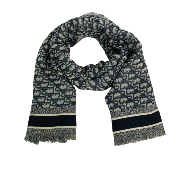 妃鱼/迪奥/桑蚕丝/围巾/95新/z七四