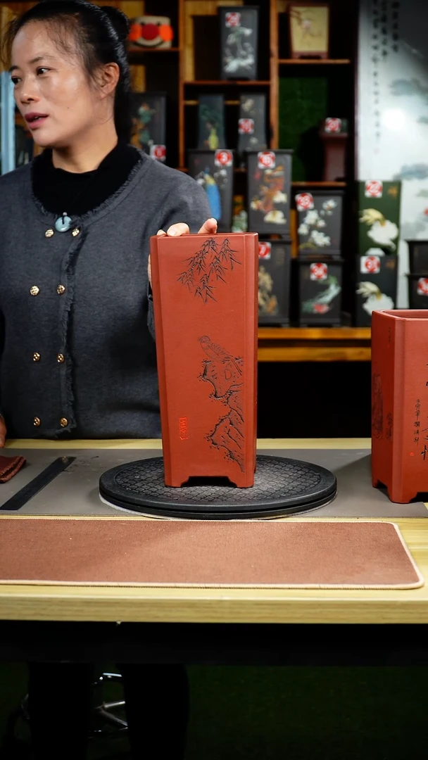紫砂花盆战**”紫砂花盆