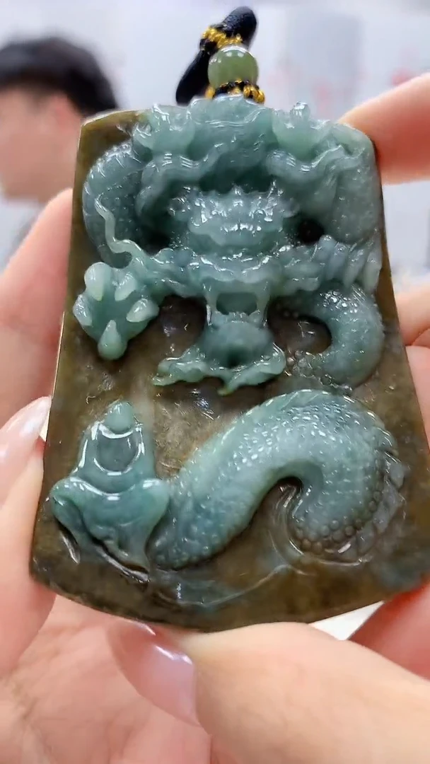 未镶嵌定制翡翠5060xx-毛货挂件51