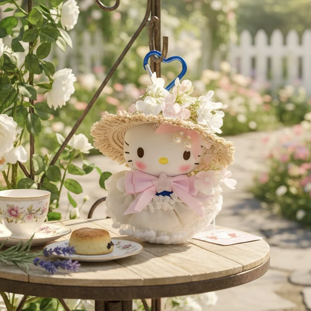 正版HelloKitty蓝梦粉梦花嫁挂件三丽鸥毛绒包挂玩偶朋友生日礼物