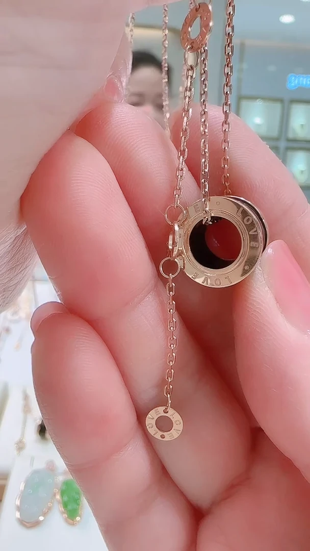 【闪购商品】玛瑙/玉髓套链18K金镶嵌18K金套链