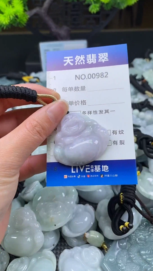 颈饰未镶嵌翡翠天然缅甸翡翠982