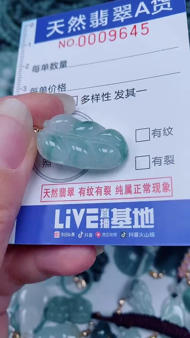 翡翠未镶嵌颈饰00009645