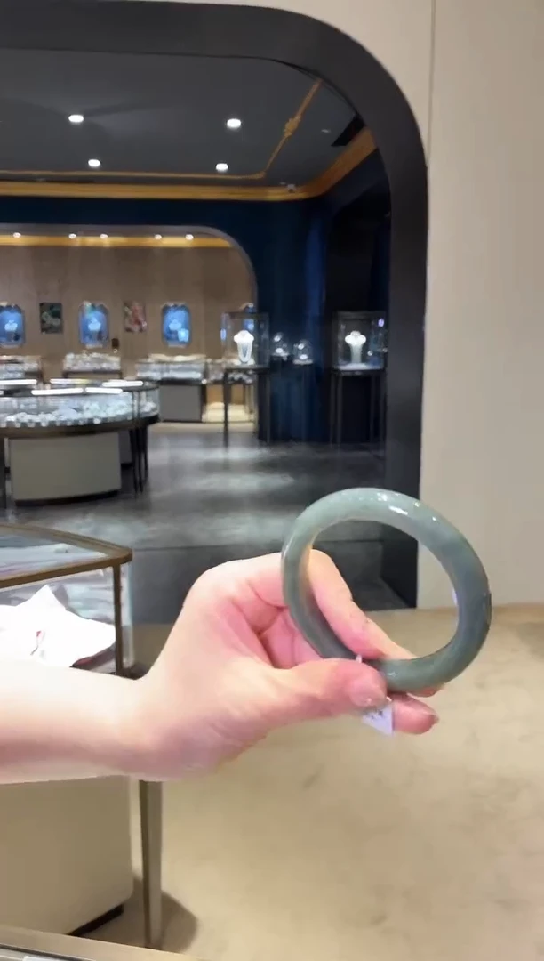 未镶嵌手镯和田玉43【】不退不换圈口57.3