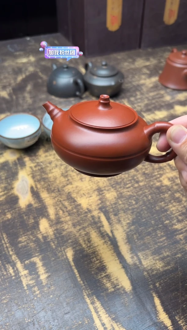 【闪购商品】/吴水勤大红袍雅竹壶