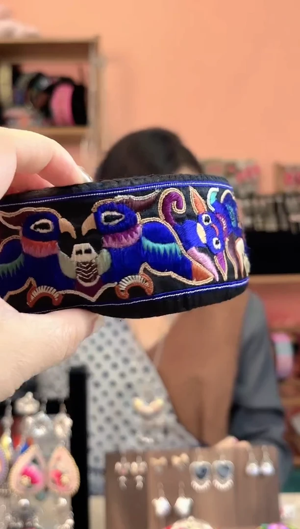 织绣艺枝独绣手工饰品145