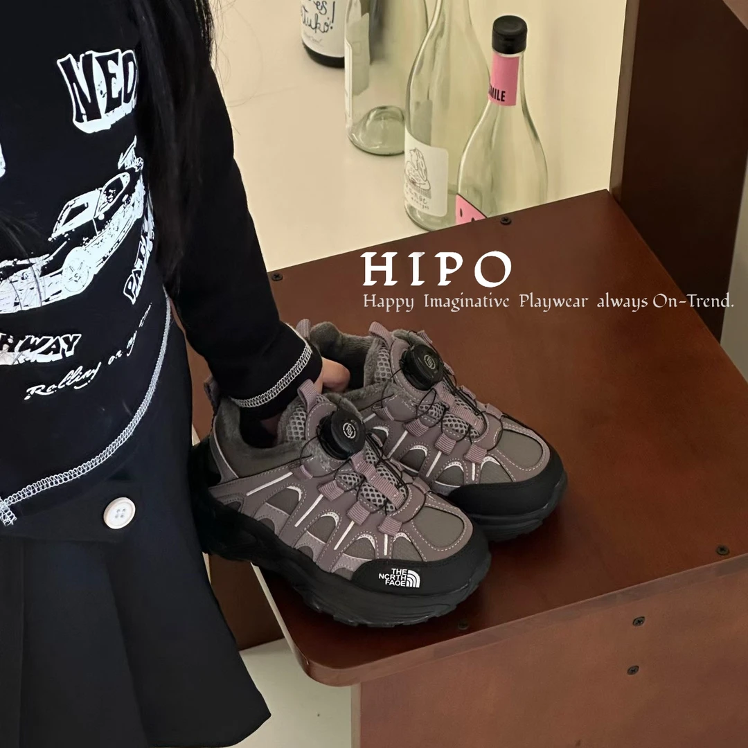 秋冬季皮面儿童运动鞋26年新款童鞋老爹鞋防水