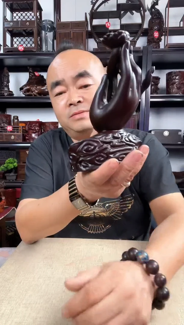 木瑕疵老李红木工艺品