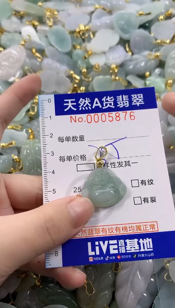 颈饰未镶嵌翡翠天然A货翡翠