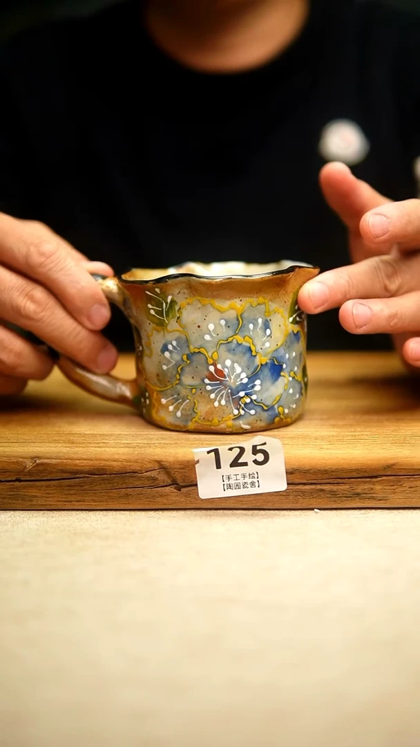 @@陶园瓷舍@@纯手工手绘@高温釉下彩