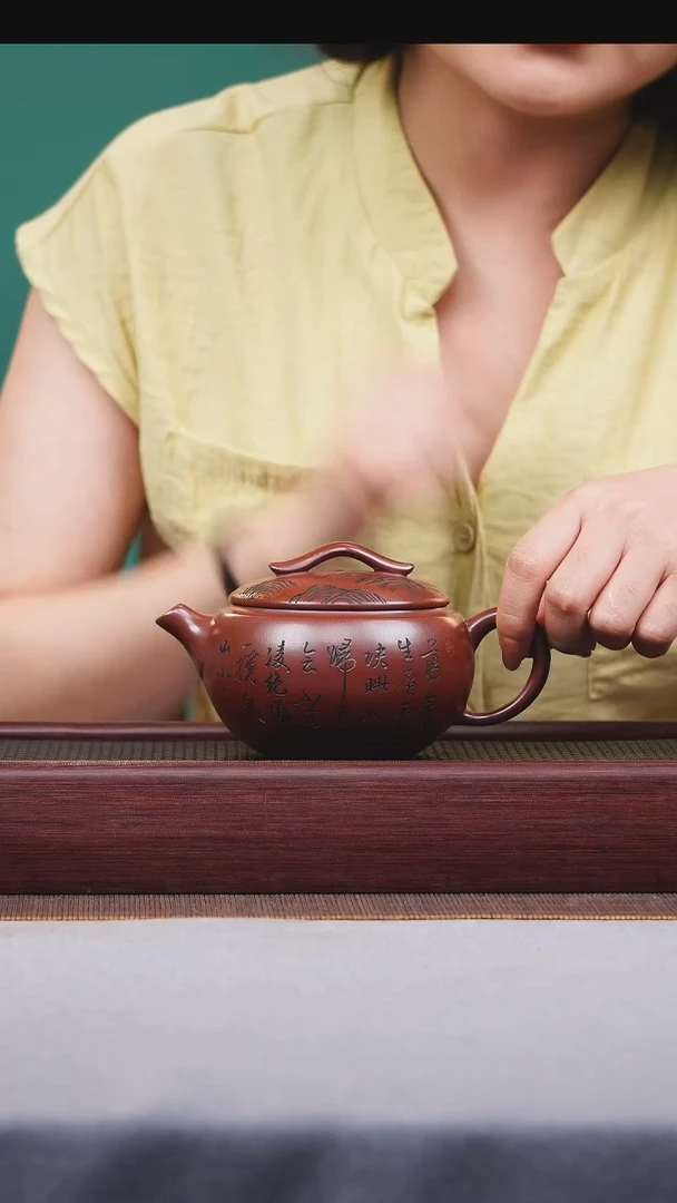 茶壶紫砂宜兴原矿紫砂作品