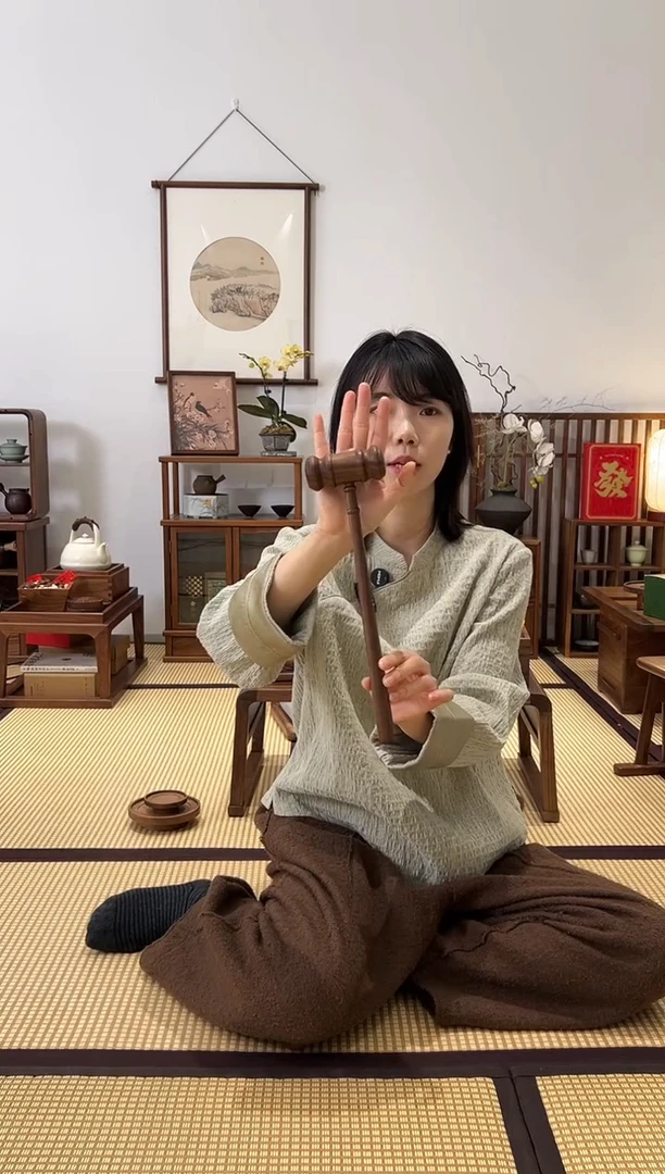 黑胡桃木一个按摩锤