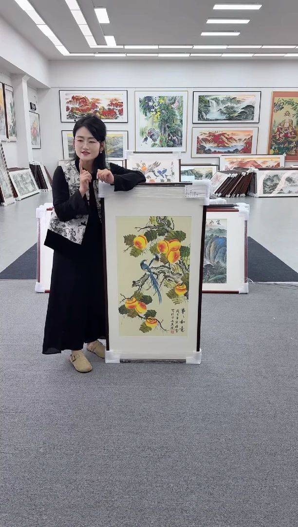 国画手绘  事事如意   125*65