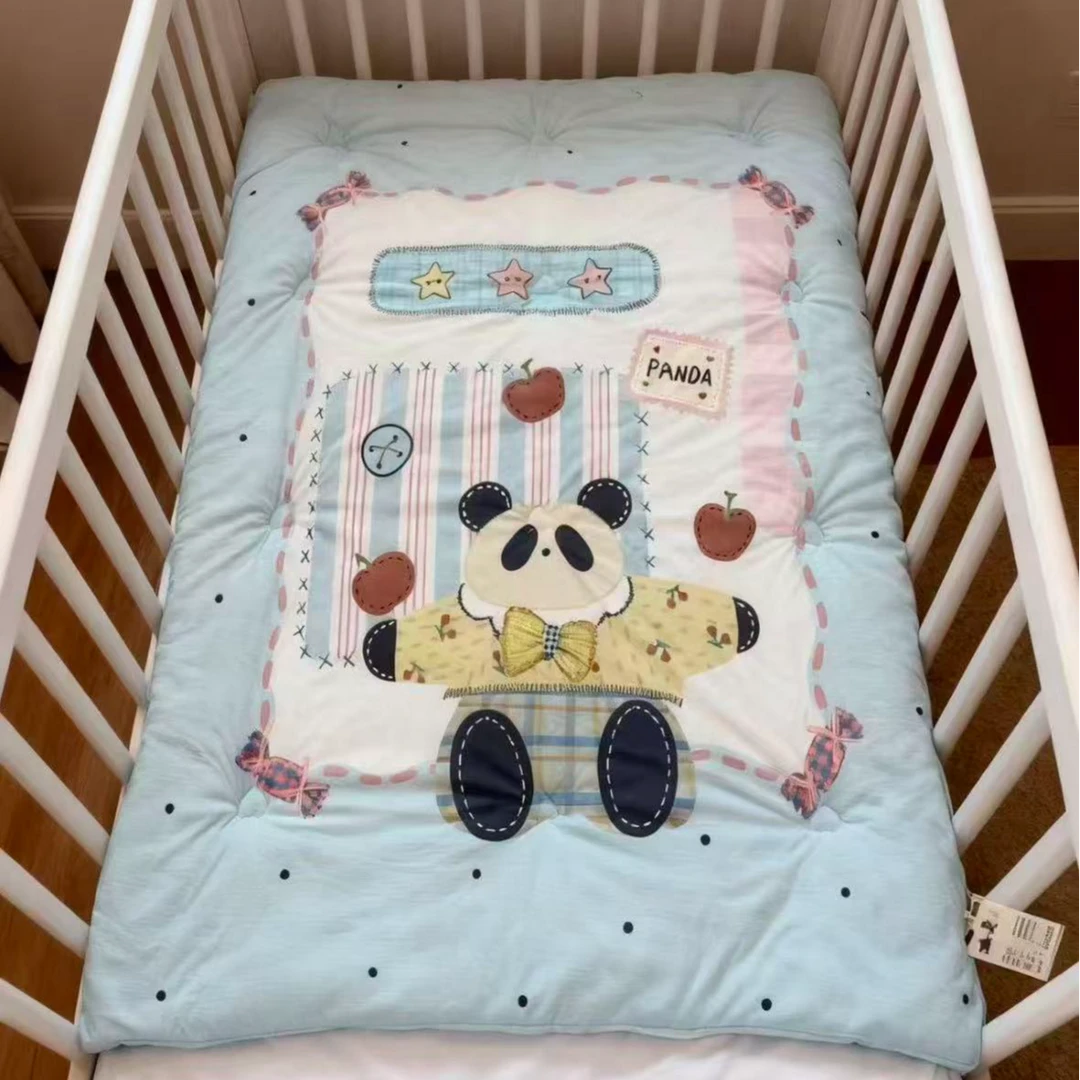 【北奈かわ会社】120*150cm可爱亲肤被云柔被  可爱小熊猫