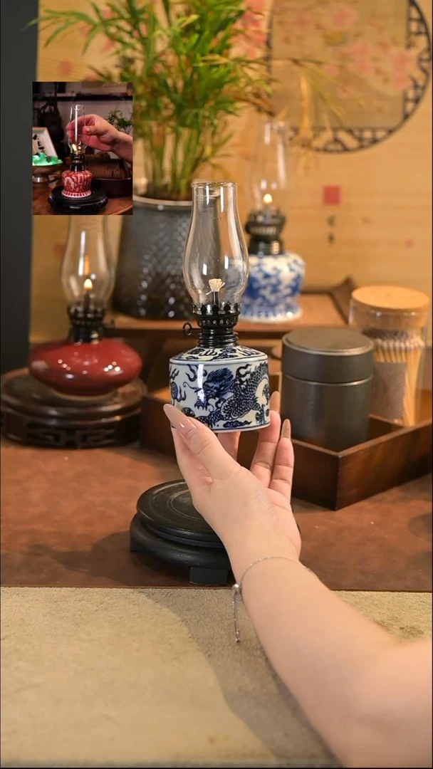 景德镇陶瓷香薰灯摆件