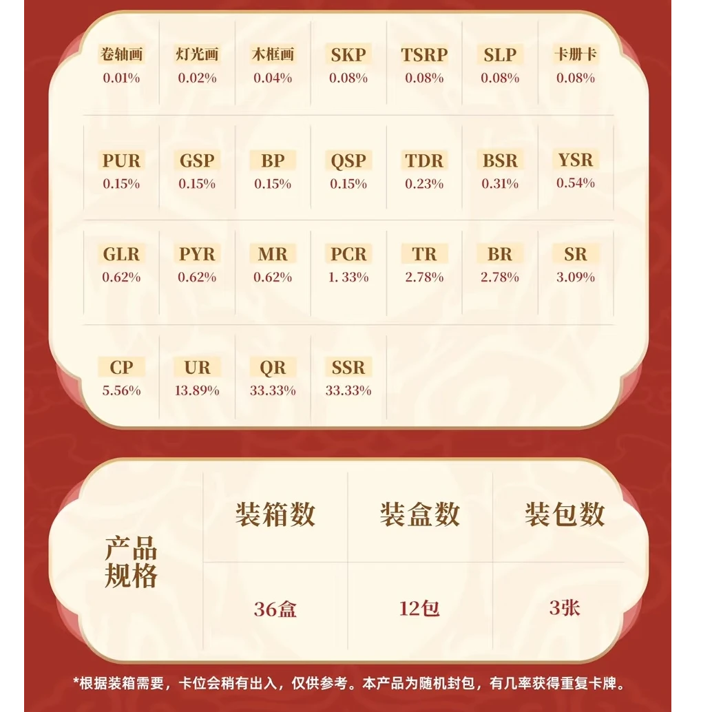 【推推】腾讯视频草场地《魔道祖师》金禧贺岁第一弹收藏卡盲盒（代拆）