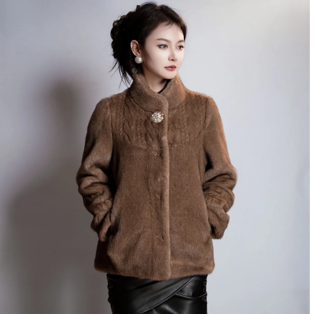 【海宁】99120冬装外套爆款时尚洋气外套上档次女装外套-han