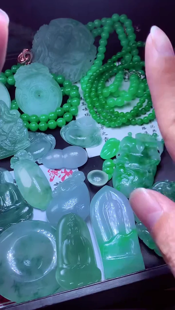 未镶嵌定制翡翠雅*#翡翠毛货定制