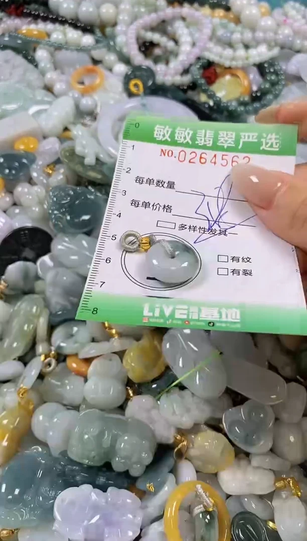 翡翠未镶嵌颈饰闪购0264562多样性发其一