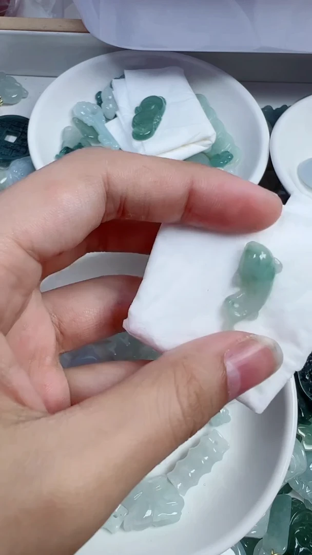 散珠翡翠1094号链接，A货翡翠
