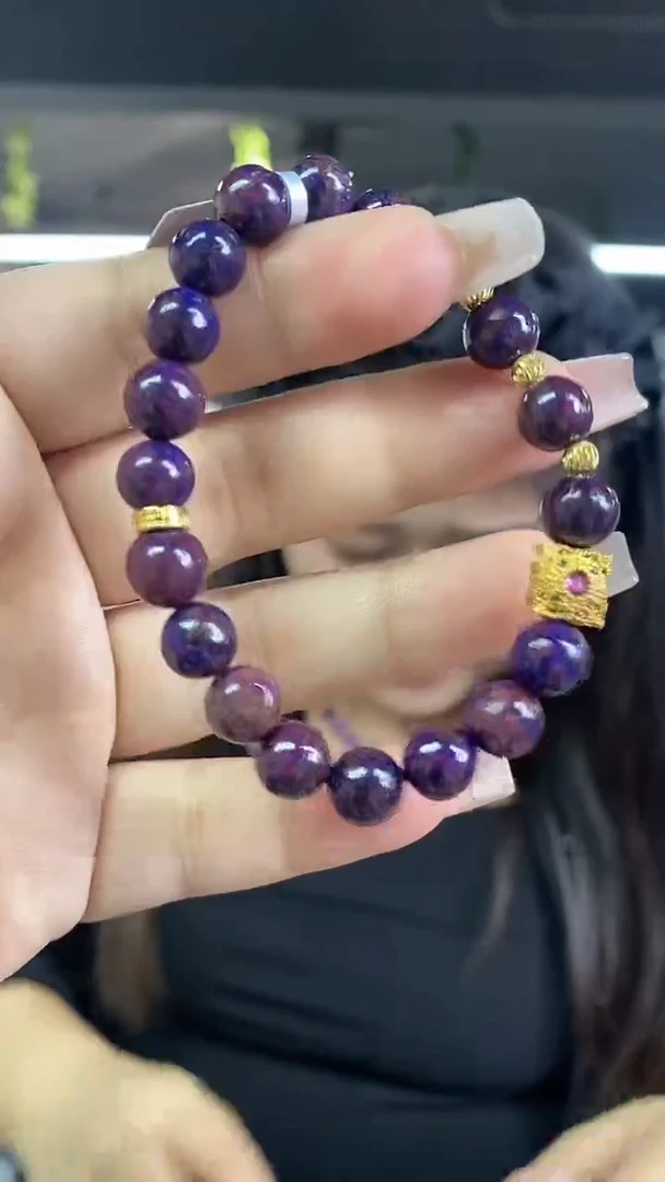 未镶嵌苏纪石（舒俱来）手串多样性发其一颜色微差